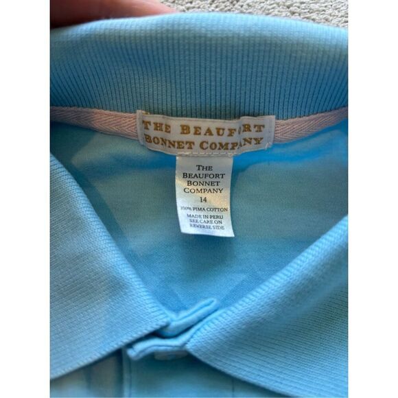 TBBC Pima cotton polo, Sz 14 $60 C11 - Picture 3 of 5